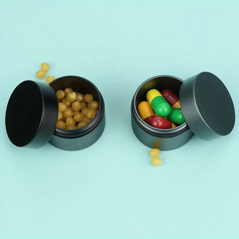 Edc Pill Carry - 1 mini-kit créatif en aluminium à