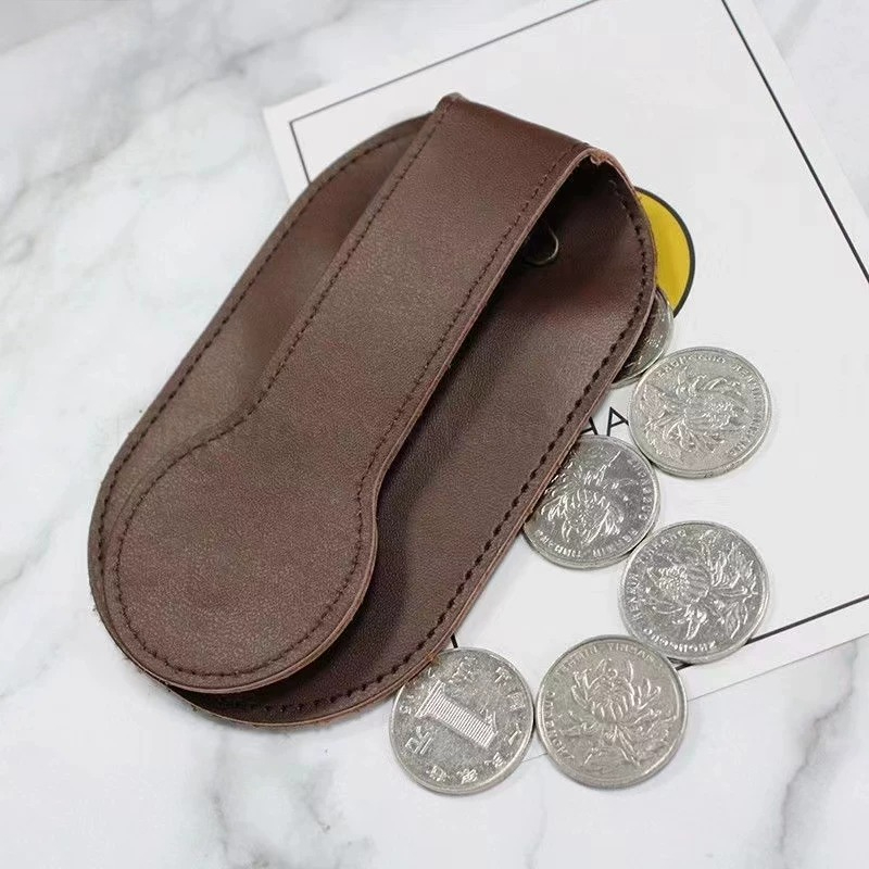 Leather Edc. Carry Pouch - Porte-monnaie pliable EDC pour femmes, pochette