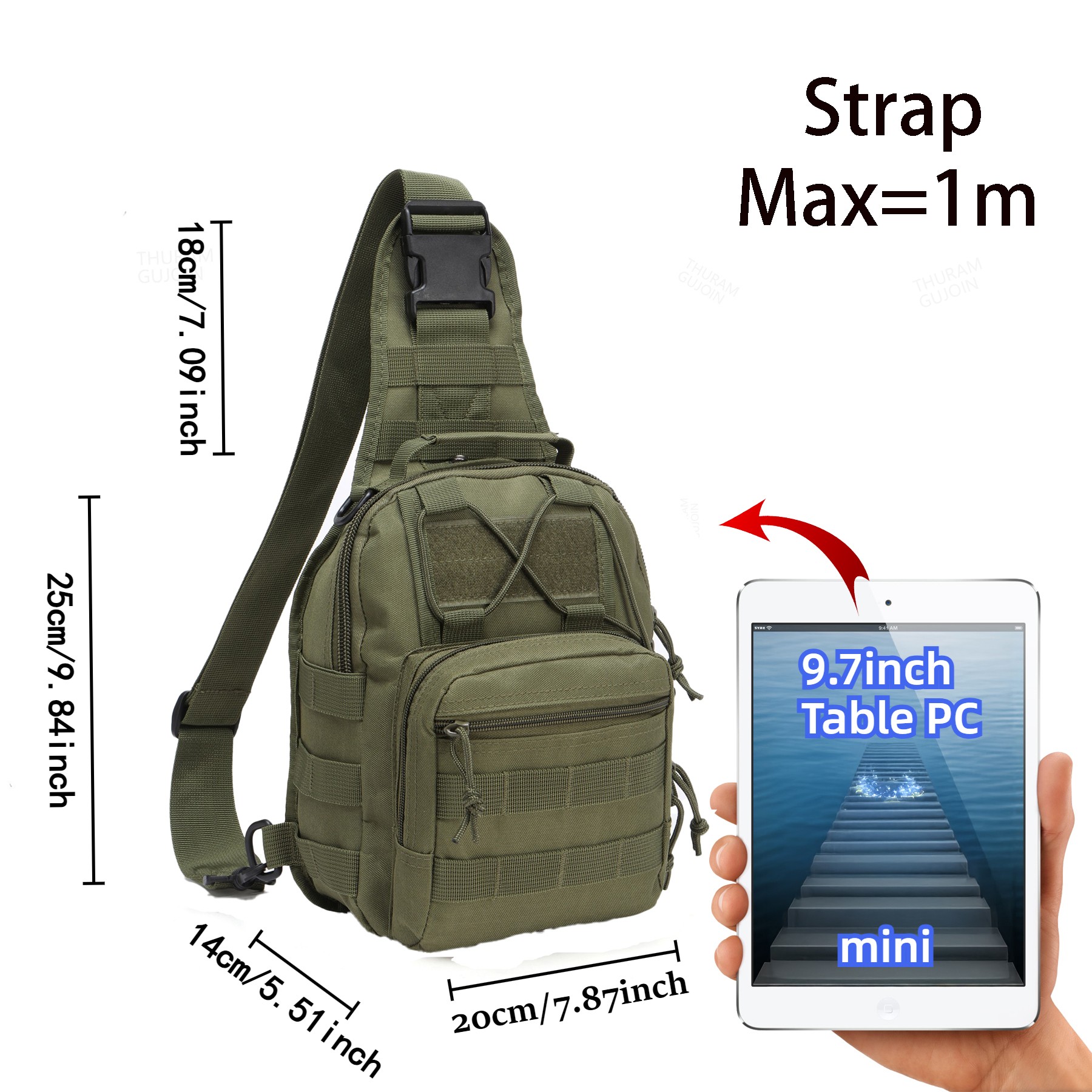THURAM-Sac à dos Dulbag d'exté - Edc Carry Bag avis et prix