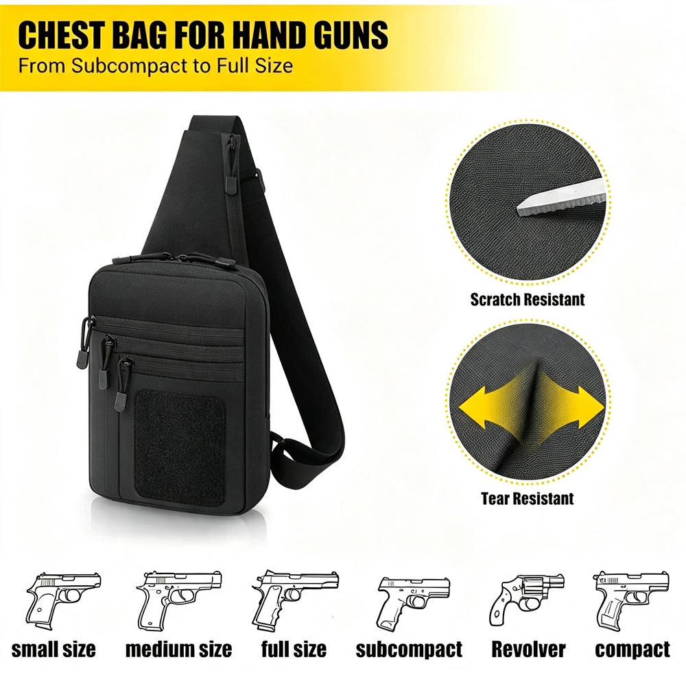 Sac de transport dissimulé pou - Edc Carry Pistols avis et prix