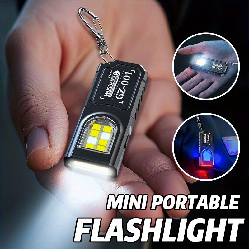 Mini lampe torche LED COB puis - Keychain Flashlight avis et prix