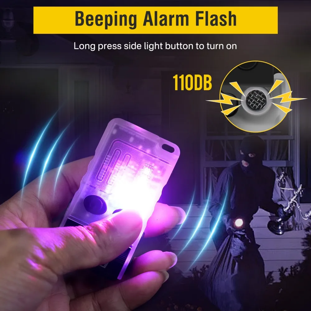 BORUiT V20 Buzzer EDC LED port - Keychain Flashlight avis et prix